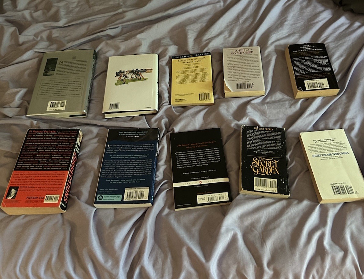 American Fiction Lot of Classics 10 books: Harper Lee, John Steinbeck, and more