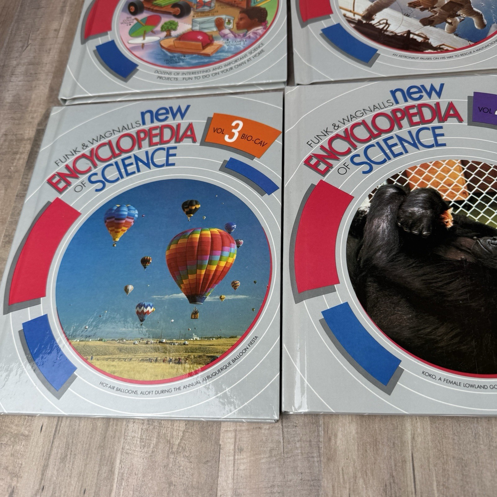 1986 Funk And Wagnalls New Encyclopedia Of Science Volumes 1-5 Projects index