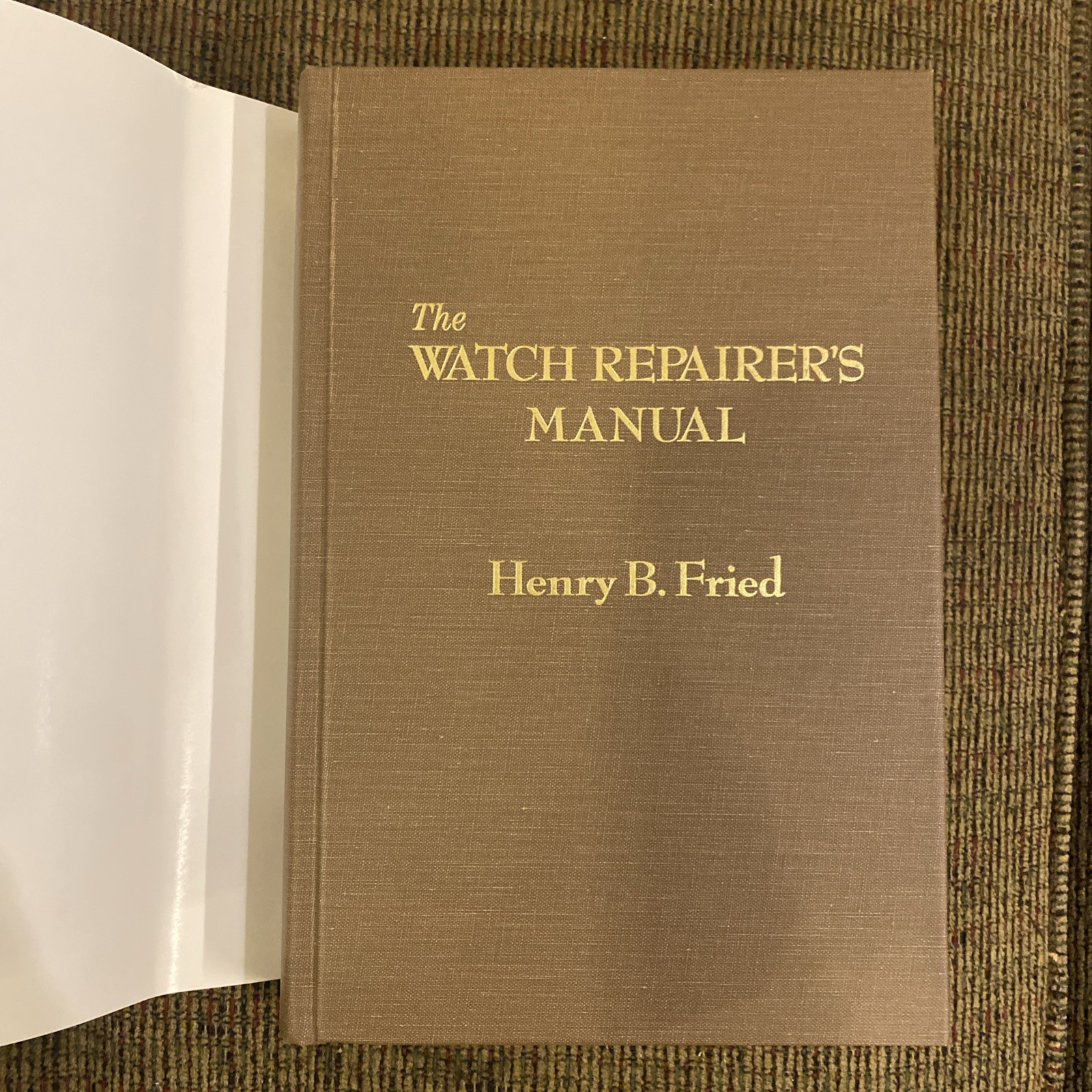 The Watch Repairer’s Manual- Like New!