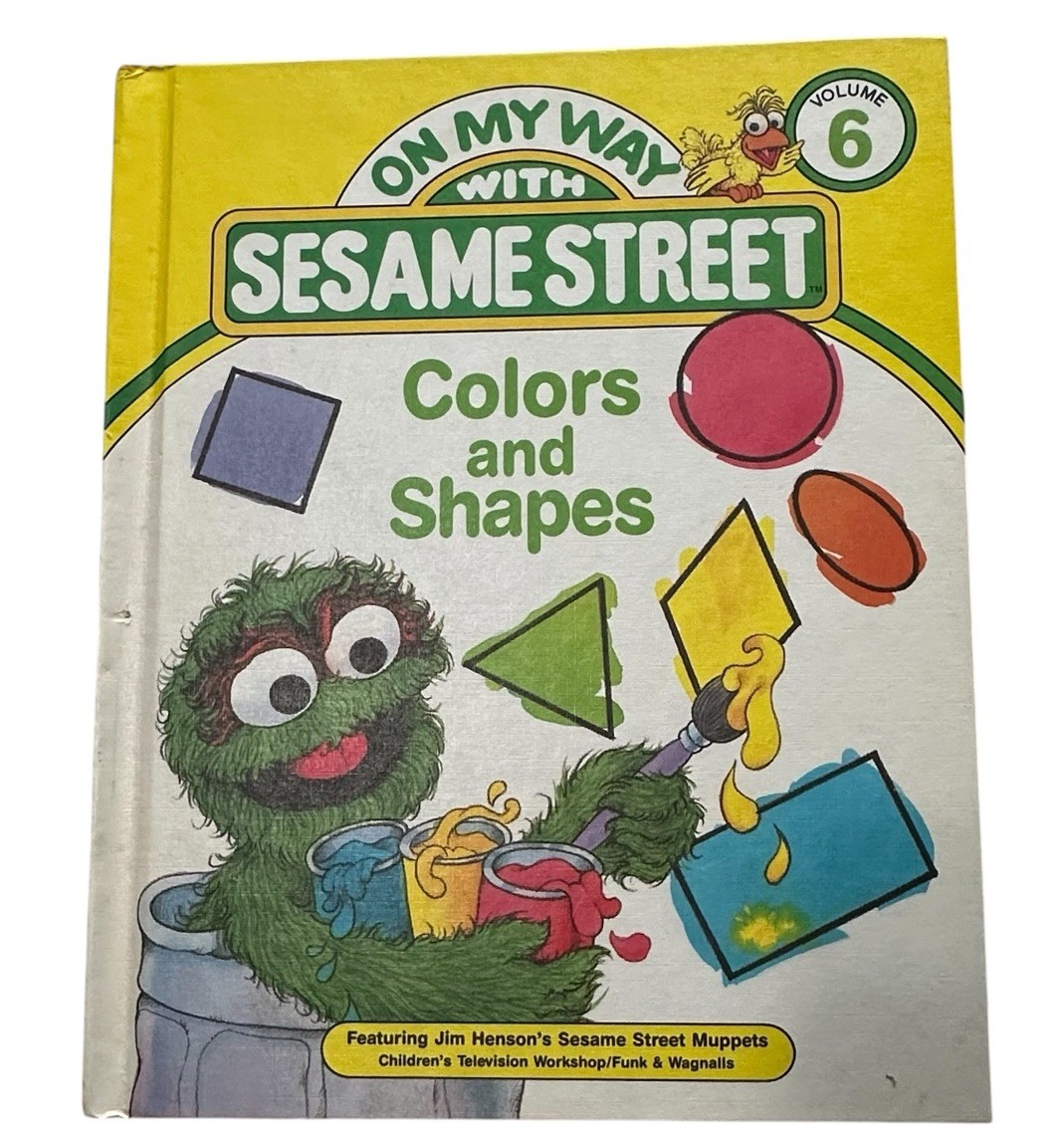 1989 On My Way With Sesame Street Books Complete Set 1-15 CTW Funk & Wagnalls