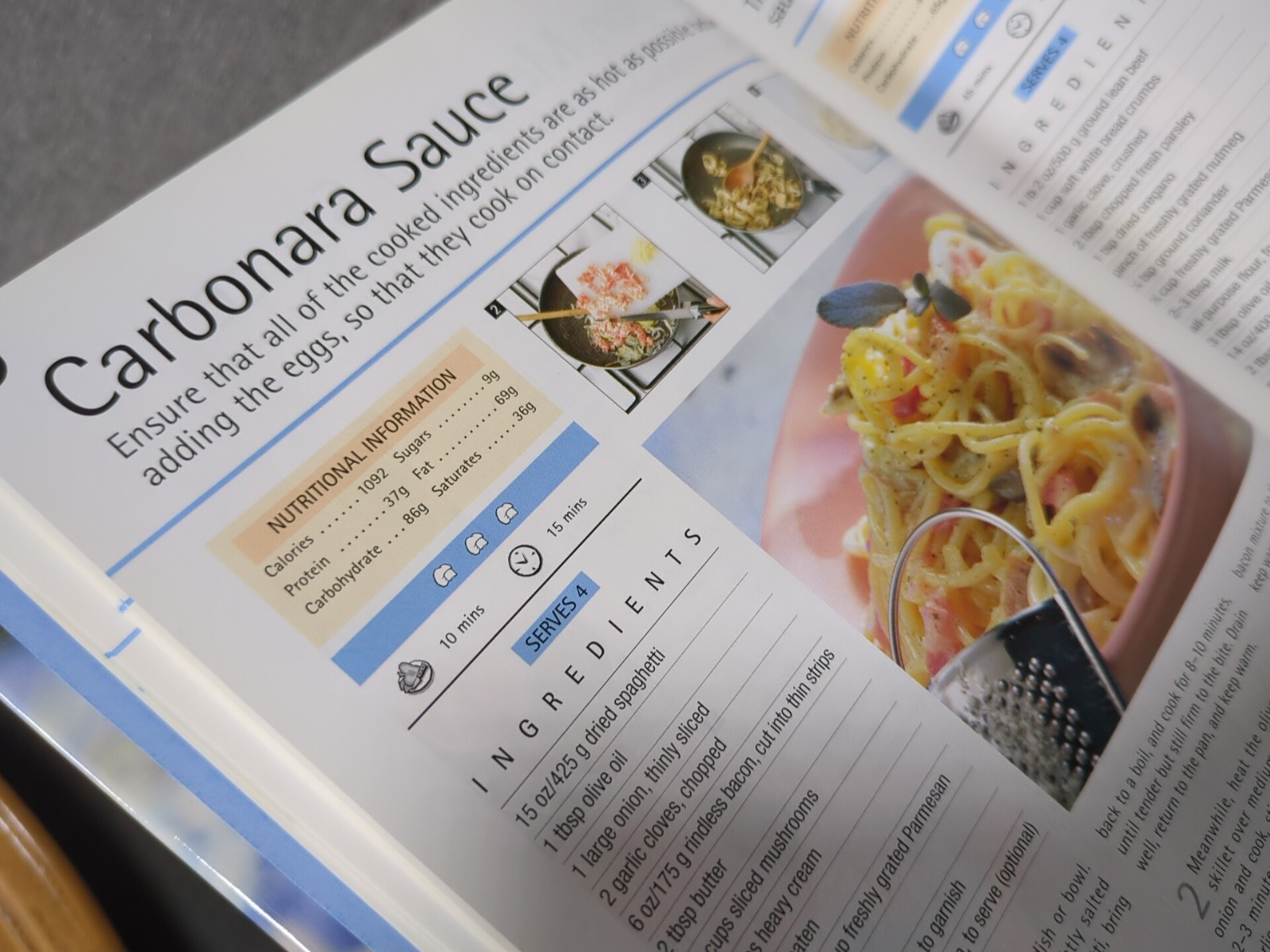 2003 Practical Pasta Sauces VTG Cookbook Published by P3, Parragon, UK 32 pages