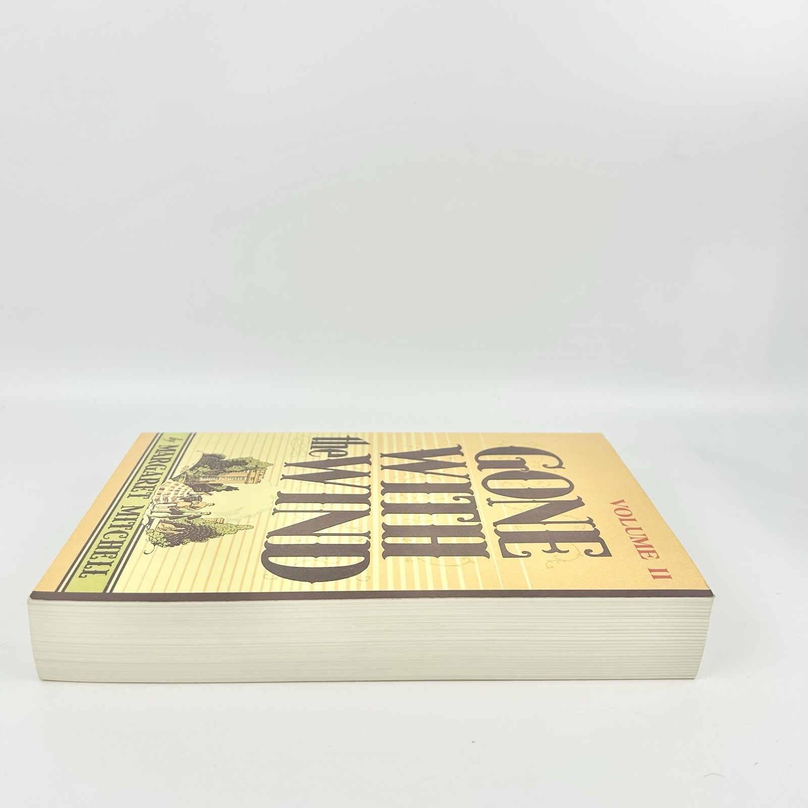 Rare Gone With The Wind Volume 1 & 2 Mitchell GK Hall Large Print Paperbacks