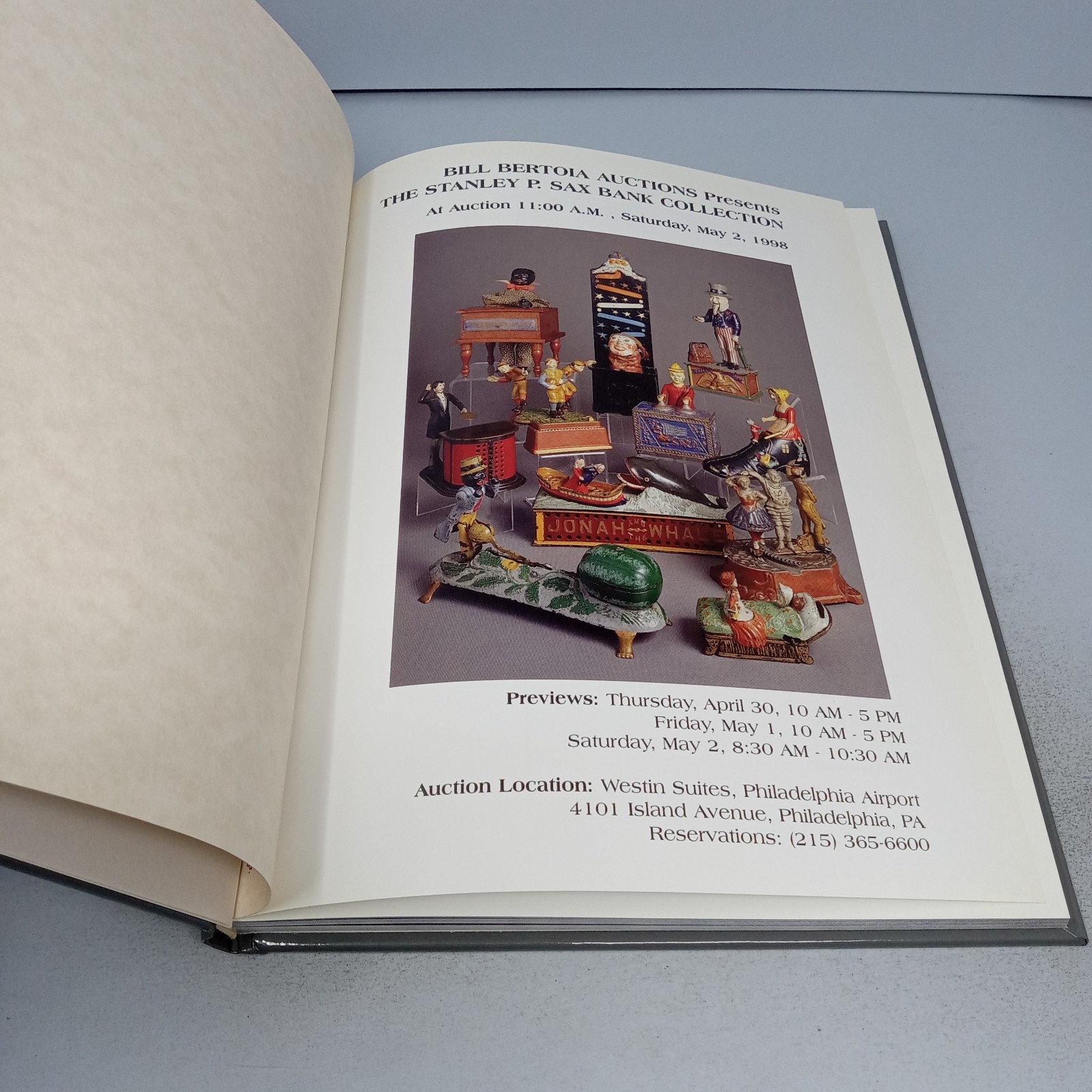 Bill Bertoia Auctions Presents The Stanley P Sax Collection May 2 1998 Hardcover
