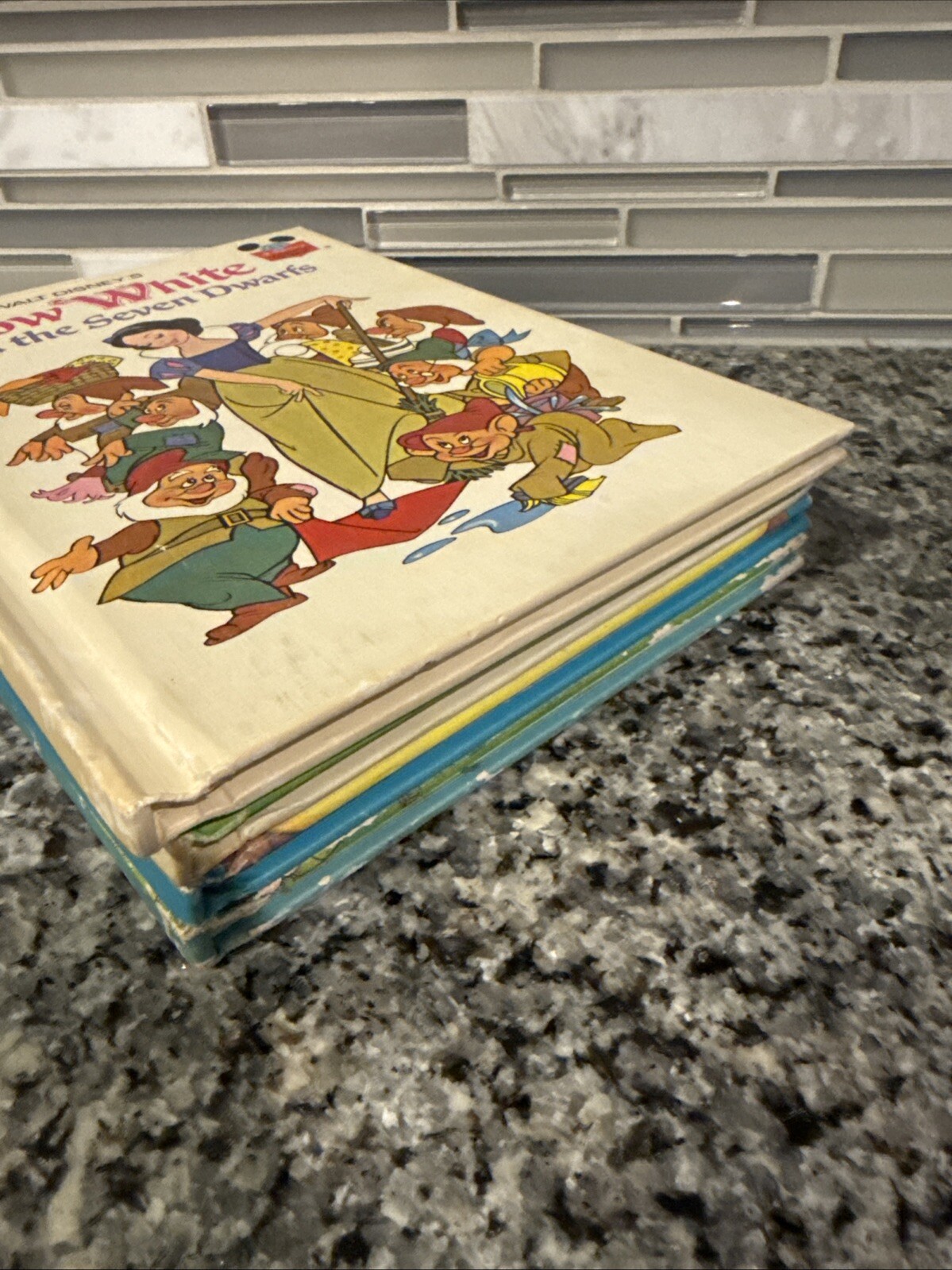 Vtg 1975 Walt Disney Wonderful World Of Reading 4 Book Lot Bambi Lion Aristocrat