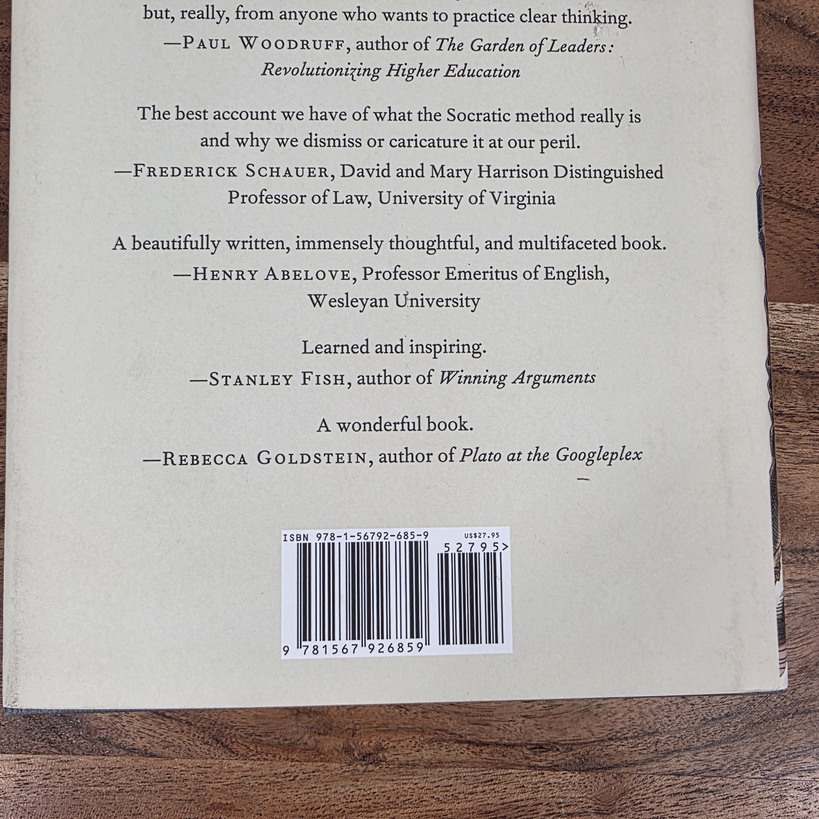 The Socratic Method A Practitioner’s Handbook Hardcover Ward Farnsworth Godine