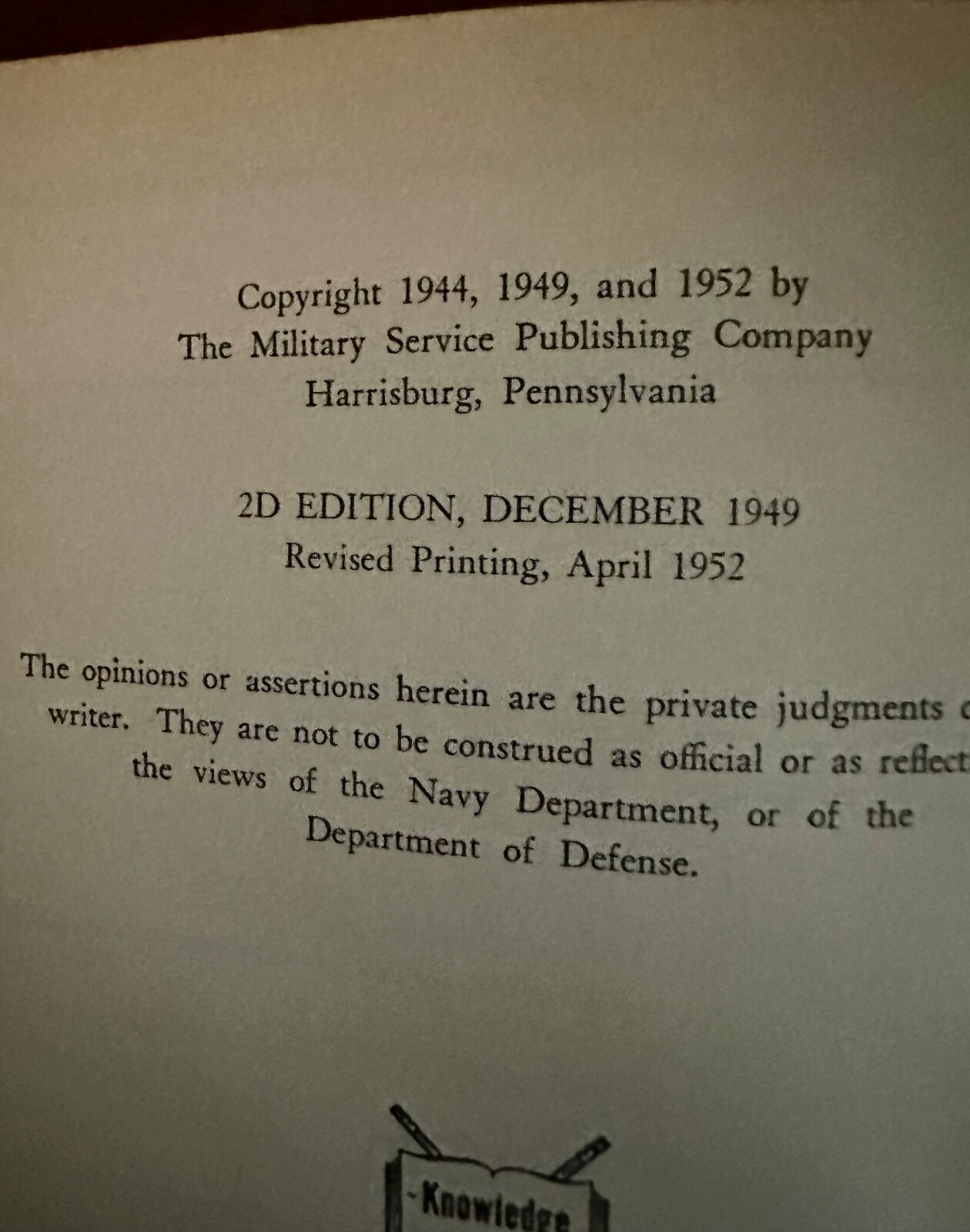 THE MILITARY STAFF: Its History and Development. ( Collectable)