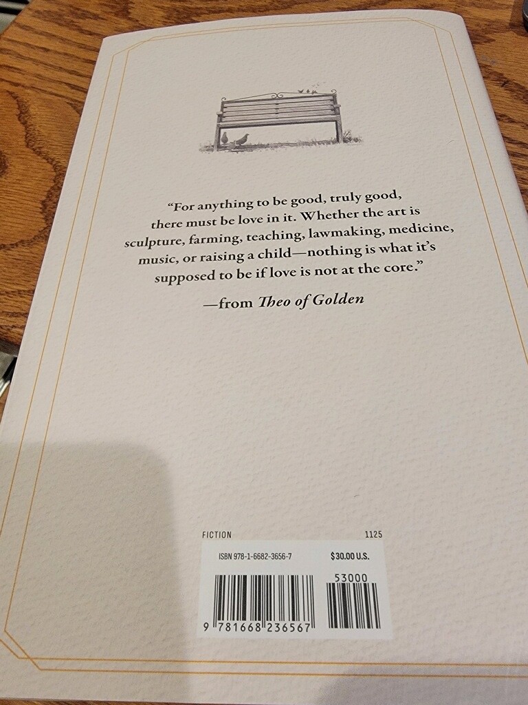 Theo of Golden By Allen Levi SIGNED HARDCOVER