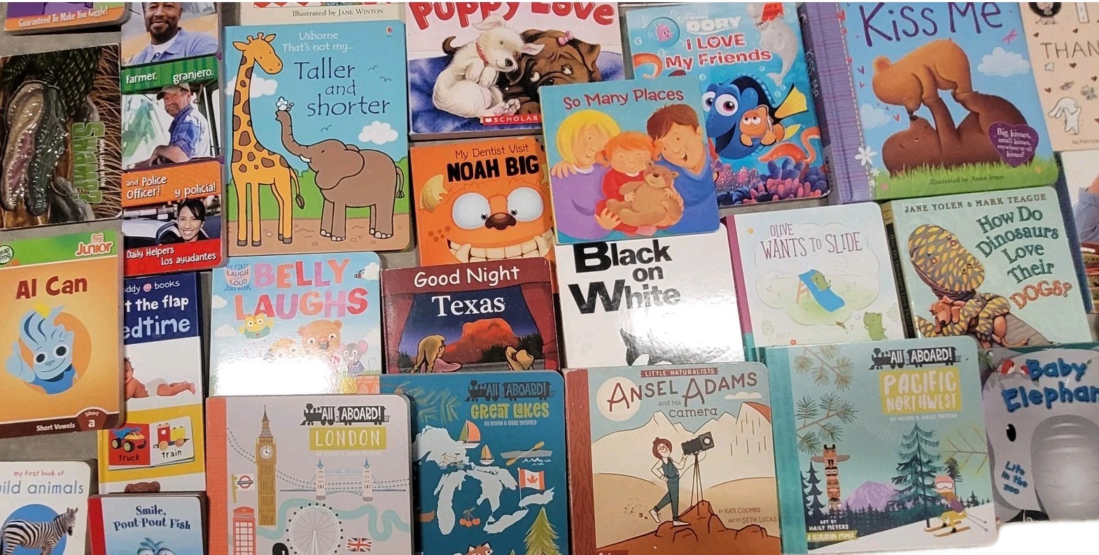 Huge Lot Of 80 Board Books for Children’s/ Toddler Babies/Preschool/Daycare