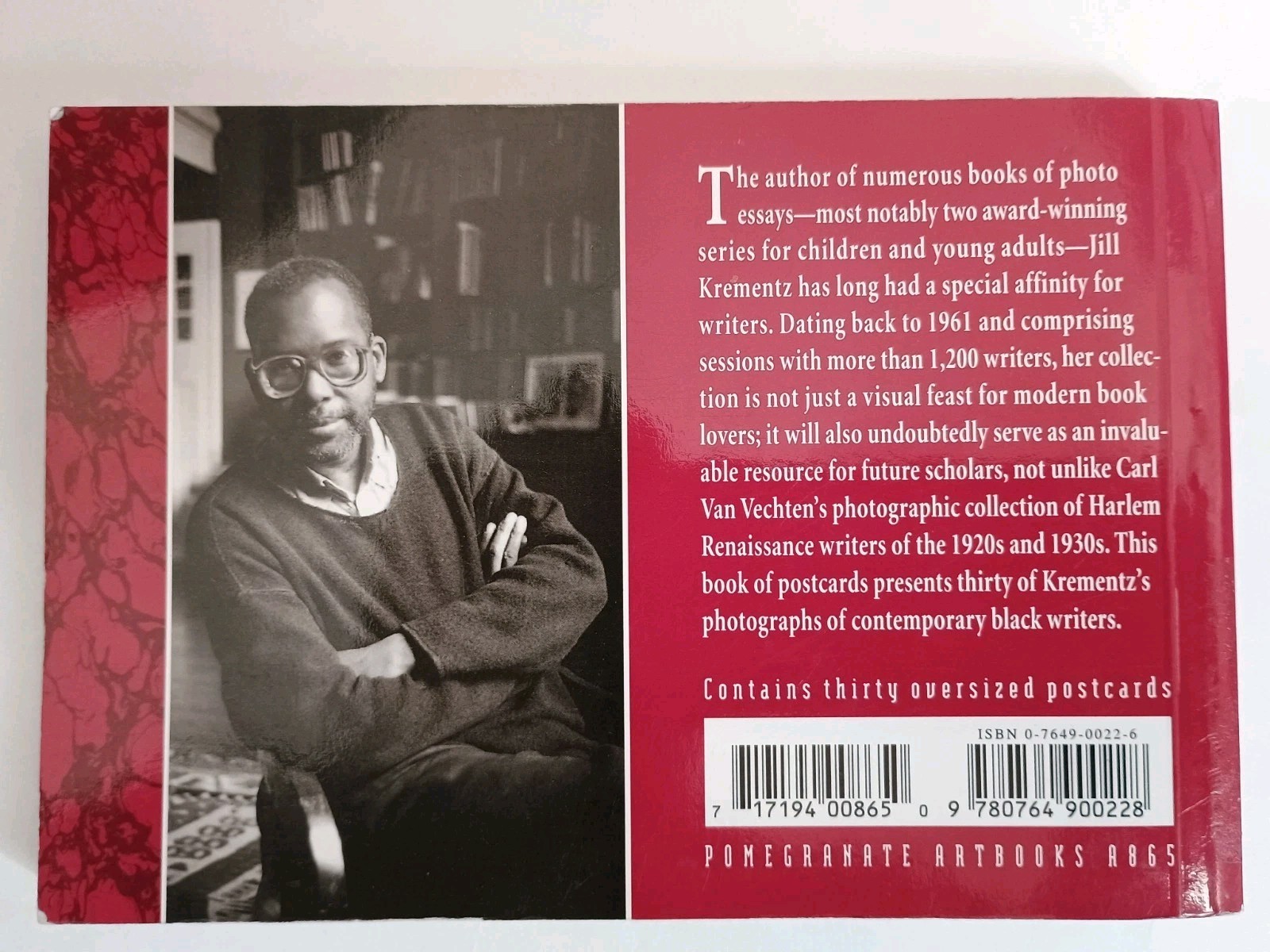 Black Writers: Book of (30 detachable) Postcards; Photographs-Jill Krementz. NEW