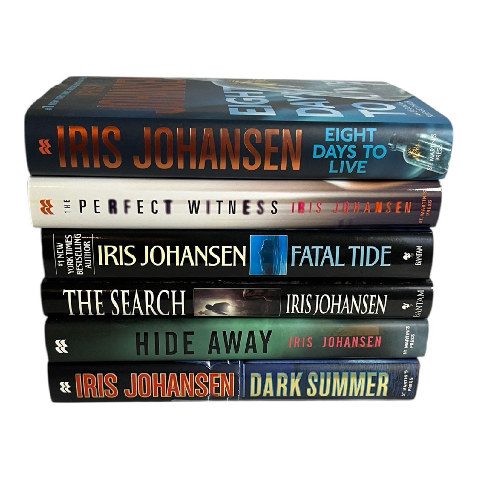 Iris Johansen Thriller Mystery Suspense Novel Book Set 6 Books Bundle Hardcover