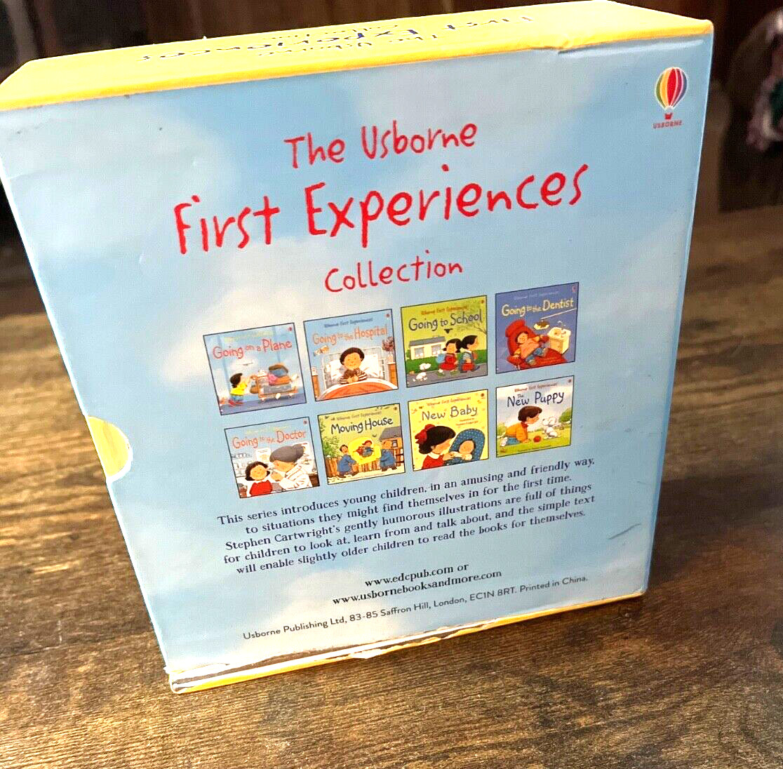 The Usborne First Experiences Collection Box 7 Books (1 missing) HB Good HM87