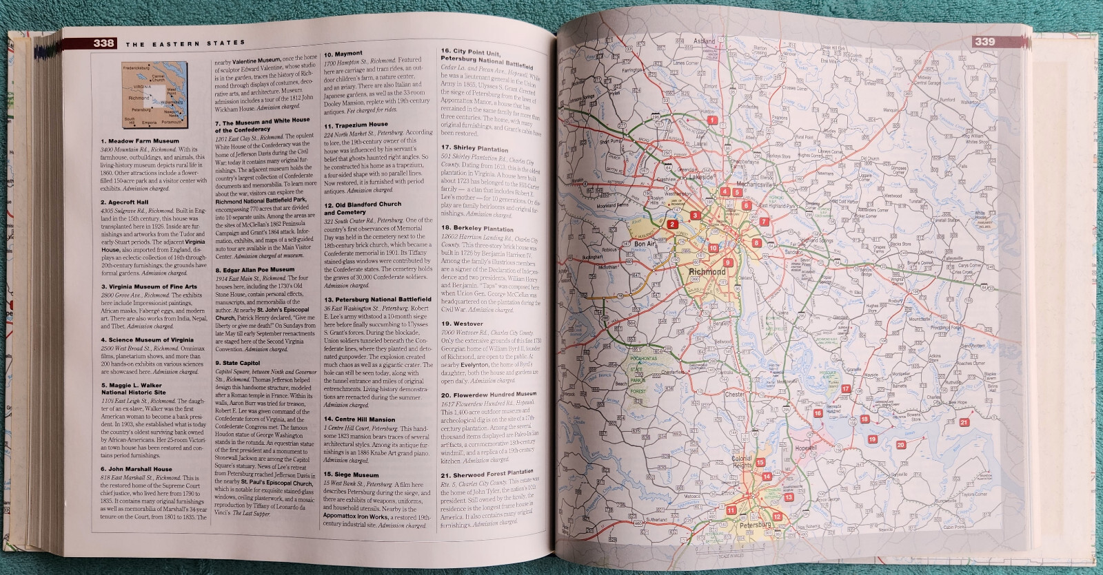 Readers Digest Travel Guide USA 1994 Hardcover 432 Pages Tons Of Photos & Maps