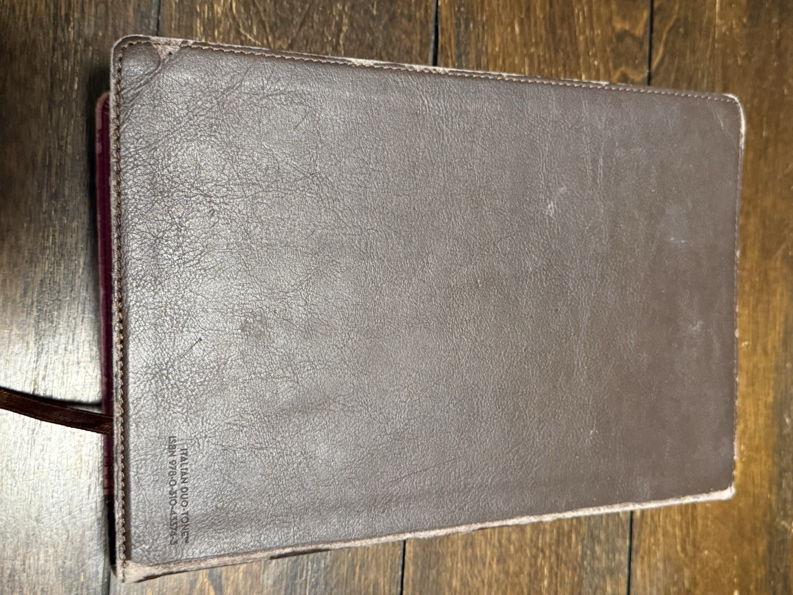 Zondervan NIV First Century Study Bible Dobson Italian Duo Tone Chocolate Orchid