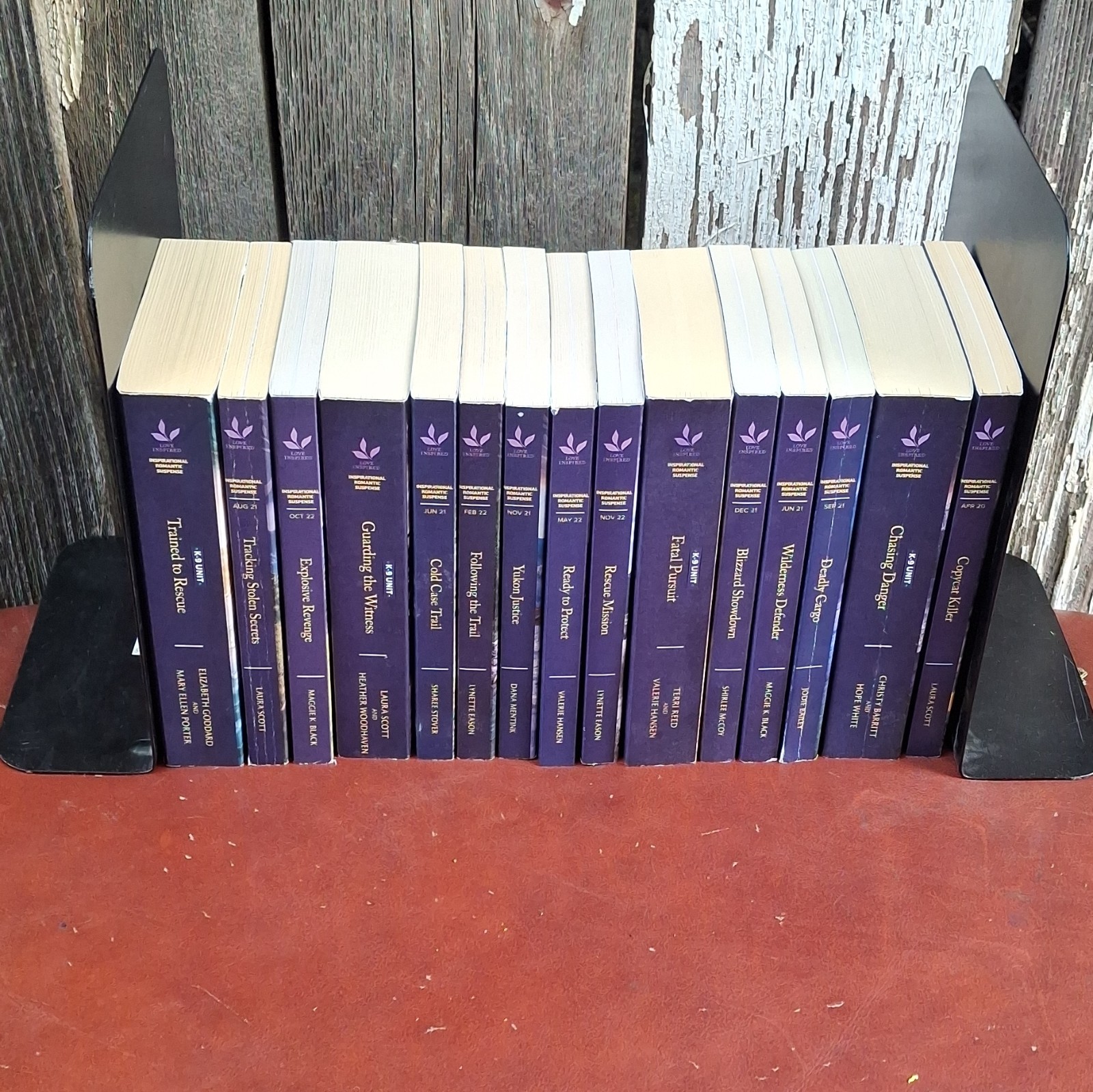 Love Inspired K-9 Unit Romantic Suspense Lot of 15 – Mystery Faith Police Dog