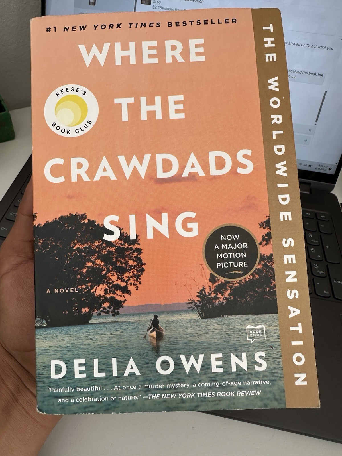 Delia Owens Where the Crawdads Sing Reese’s Book Club PB 2021 Mystery Novel