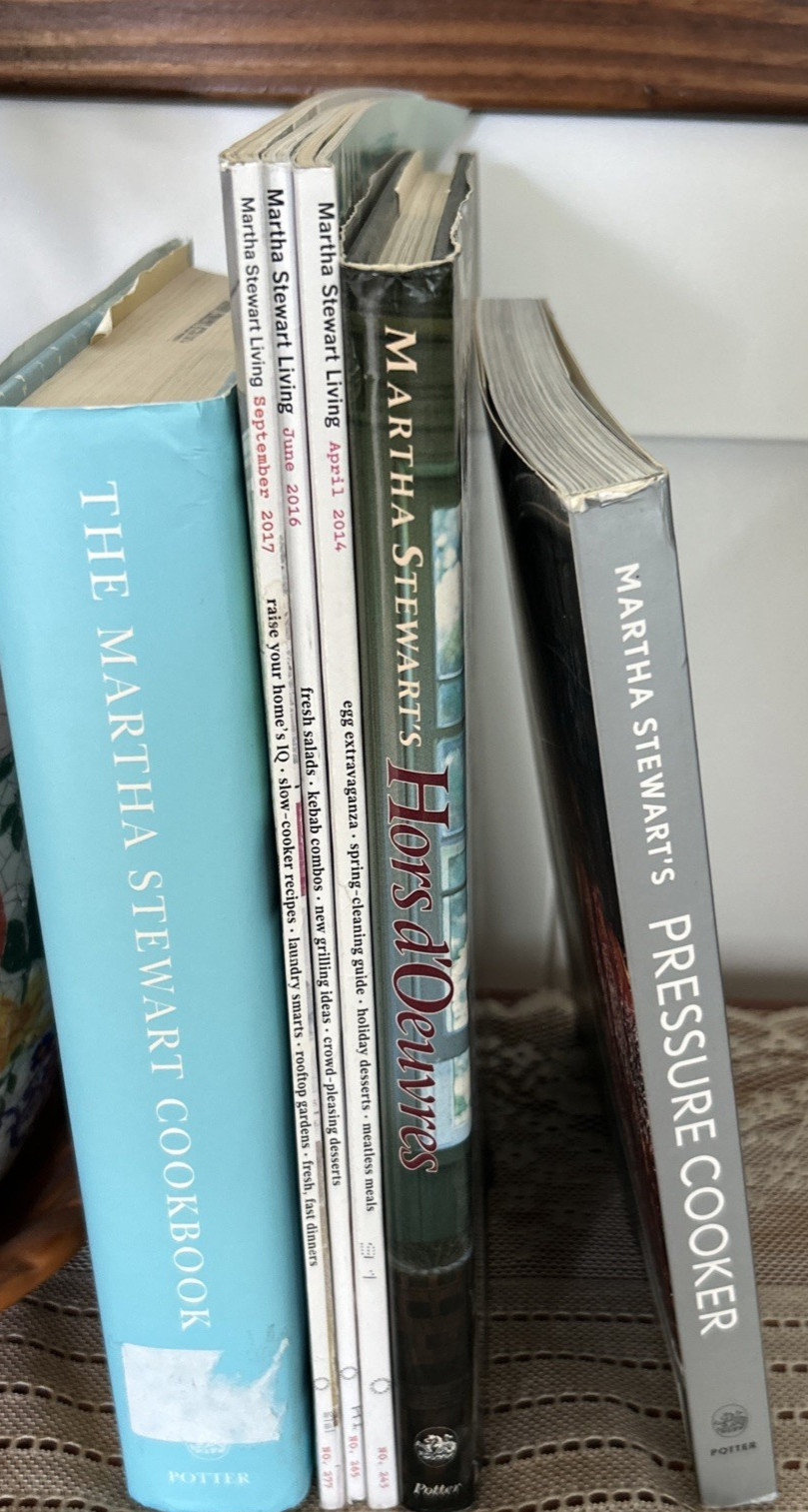 Martha Stewart Living Magazines & Books Lot of 6 See Description and Pictures