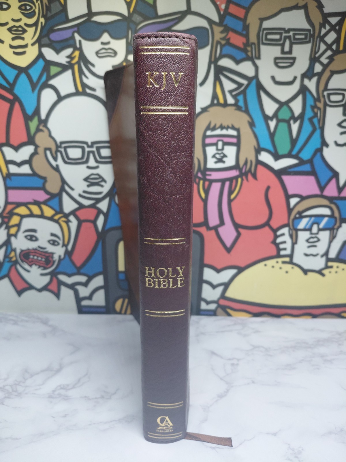 Holy Bible King James Version Large Print Edition 2016 Brown Leather