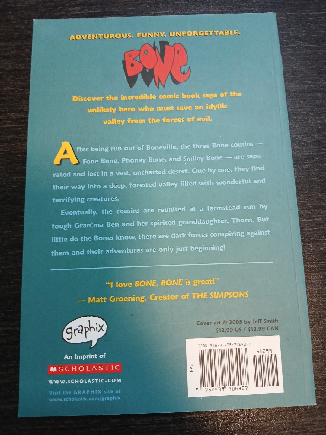 Out from Boneville: a Graphic Novel (BONE #1) by Jeff Smith (2005, Trade…