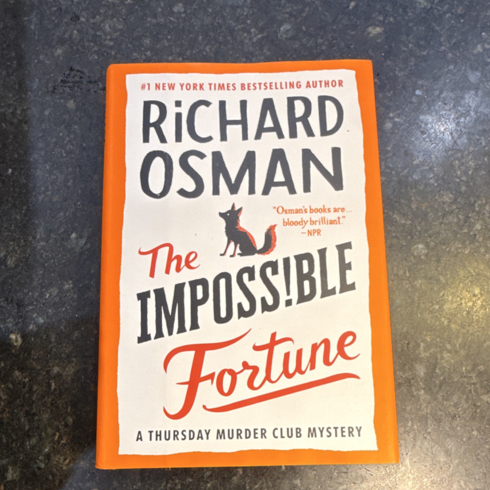 SIGNED First Edition/First Printing The Impossible Fortune Richard Osman