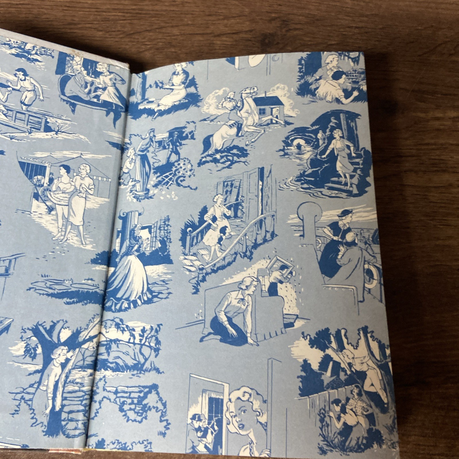 Lot of 4 Nancy Drew Mystery Carolyn Keene Matte HC Blue End Pages VG