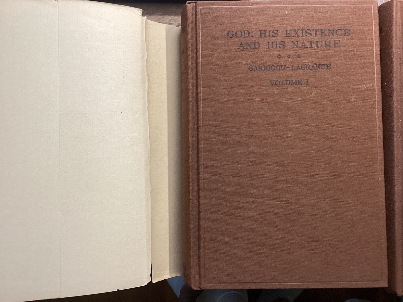 God His Existence and His Nature 2 volume Set Garrigou-Lagrange 1949