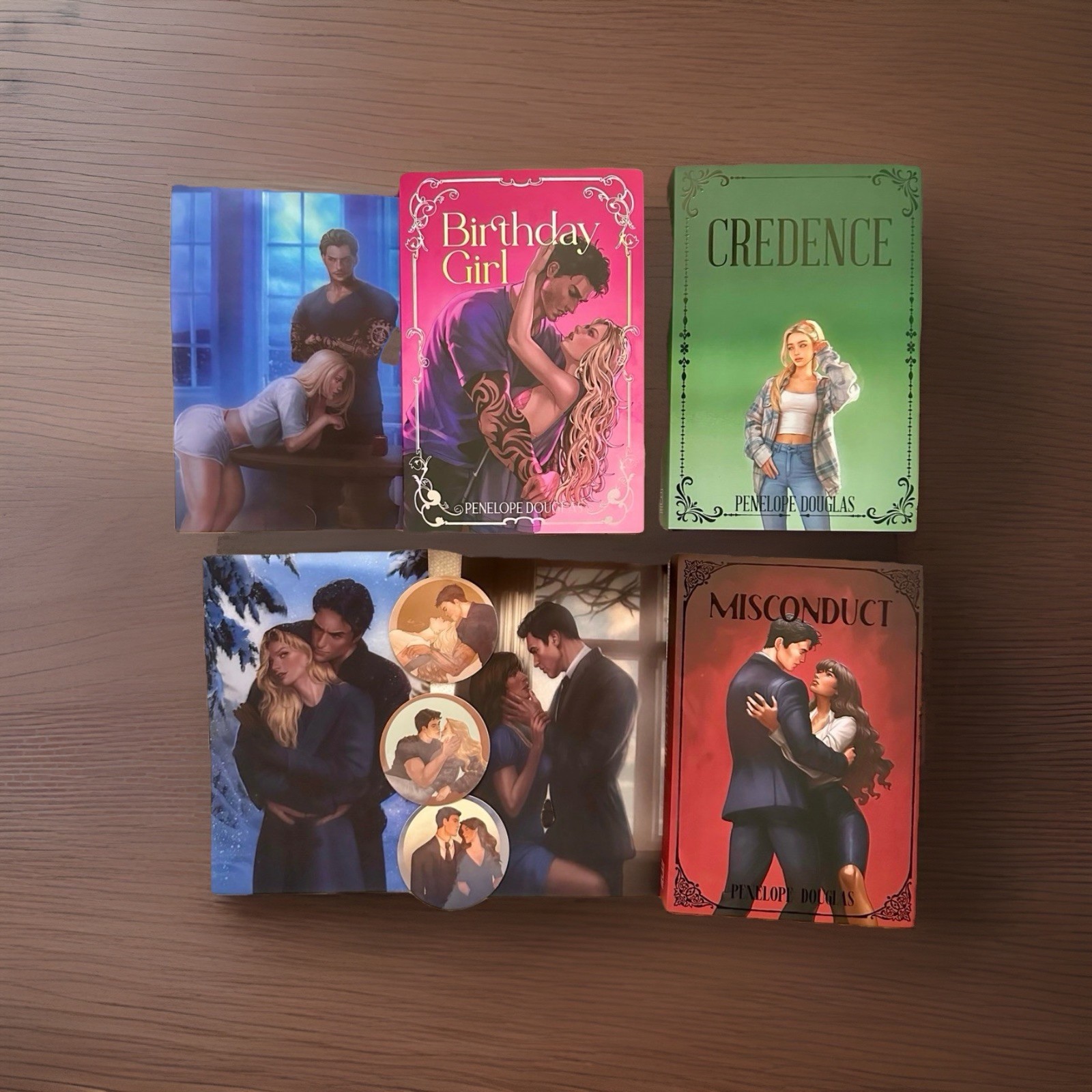 Books For Days Crate Penelope Douglas Set – Birthday Girl, Credence & Misconduct