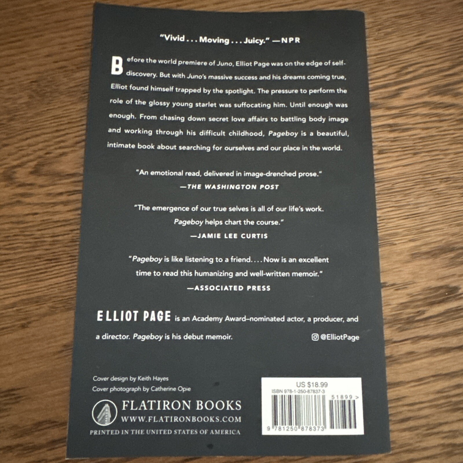 Pageboy: Elliot Page: First Edition, First printing: 2023