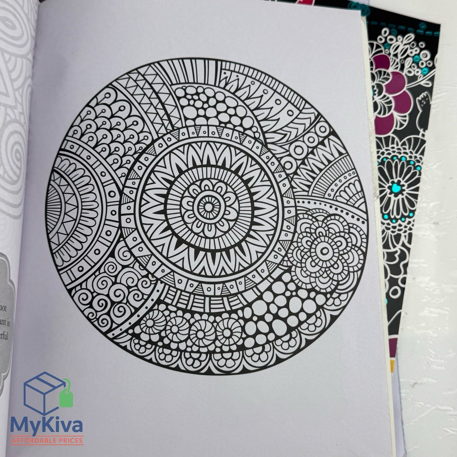 Mandalas Coloring Books For Meditation Adult Relaxation Stress Relief Set Of 6