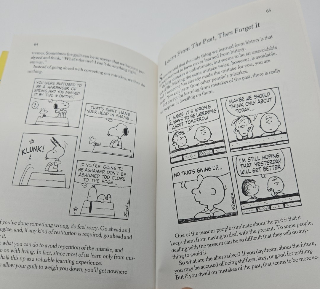 Charlie Brown Peanuts Abraham J. Twerski Book Lot Of 2