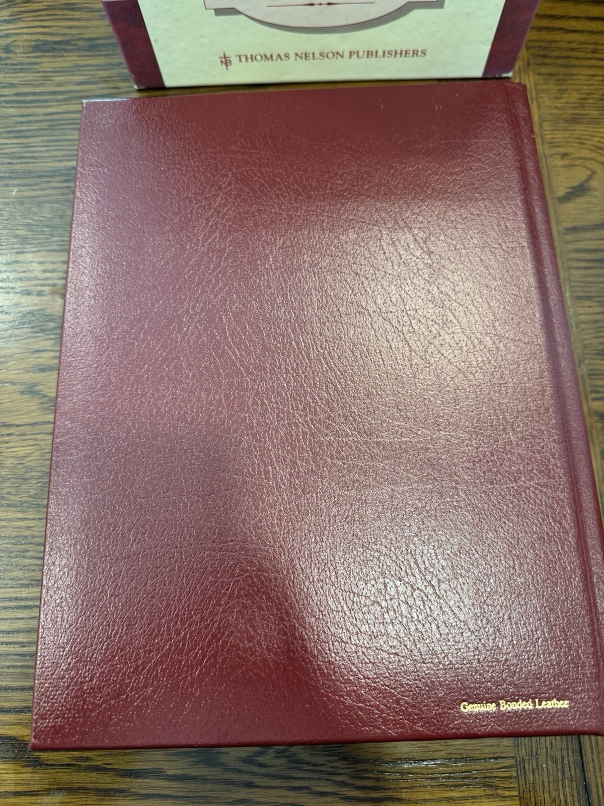 Like New! KJV Family Reference Bible Nelson 158BG Bonded Leather W/Box