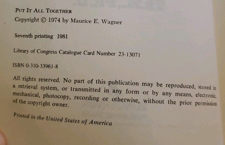 Put It All Together By Maurice E. Wagner (Paperback)