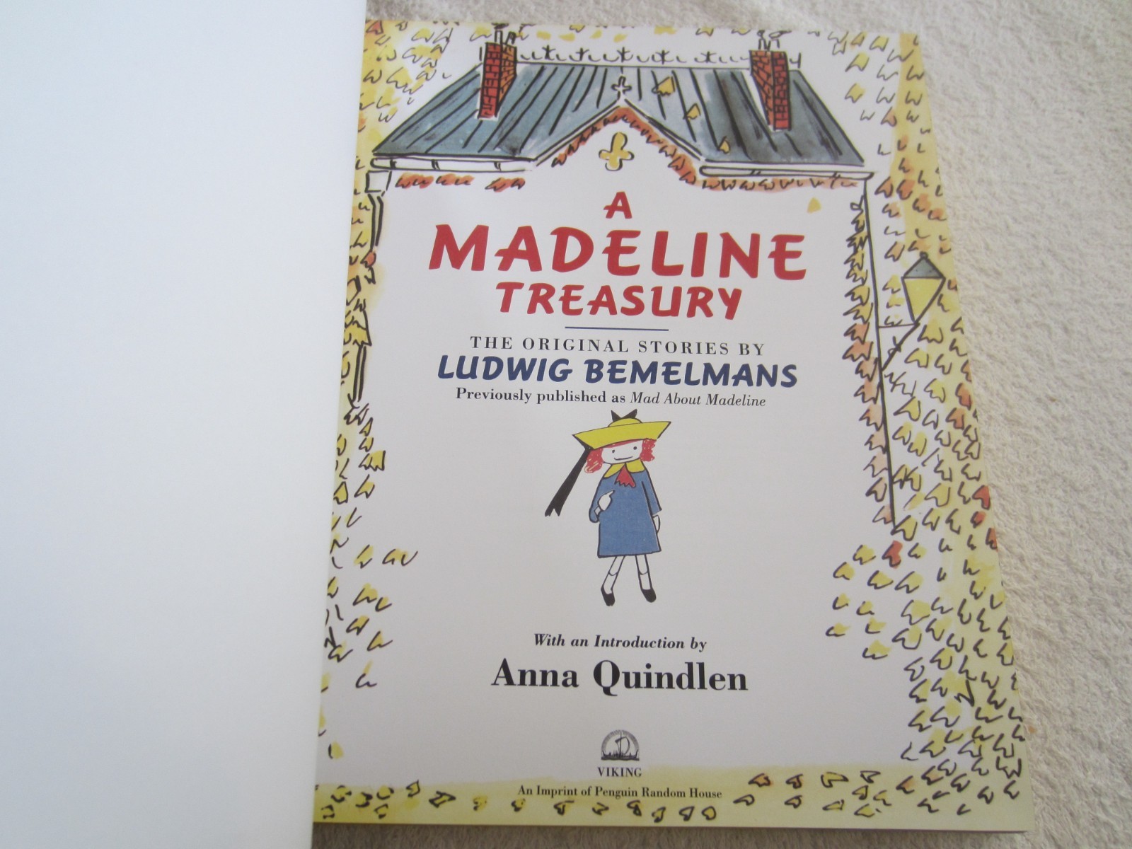 A Madeline Treasury by Ludwig Bemelmans Soft Touch Hardcover Illustrated Book