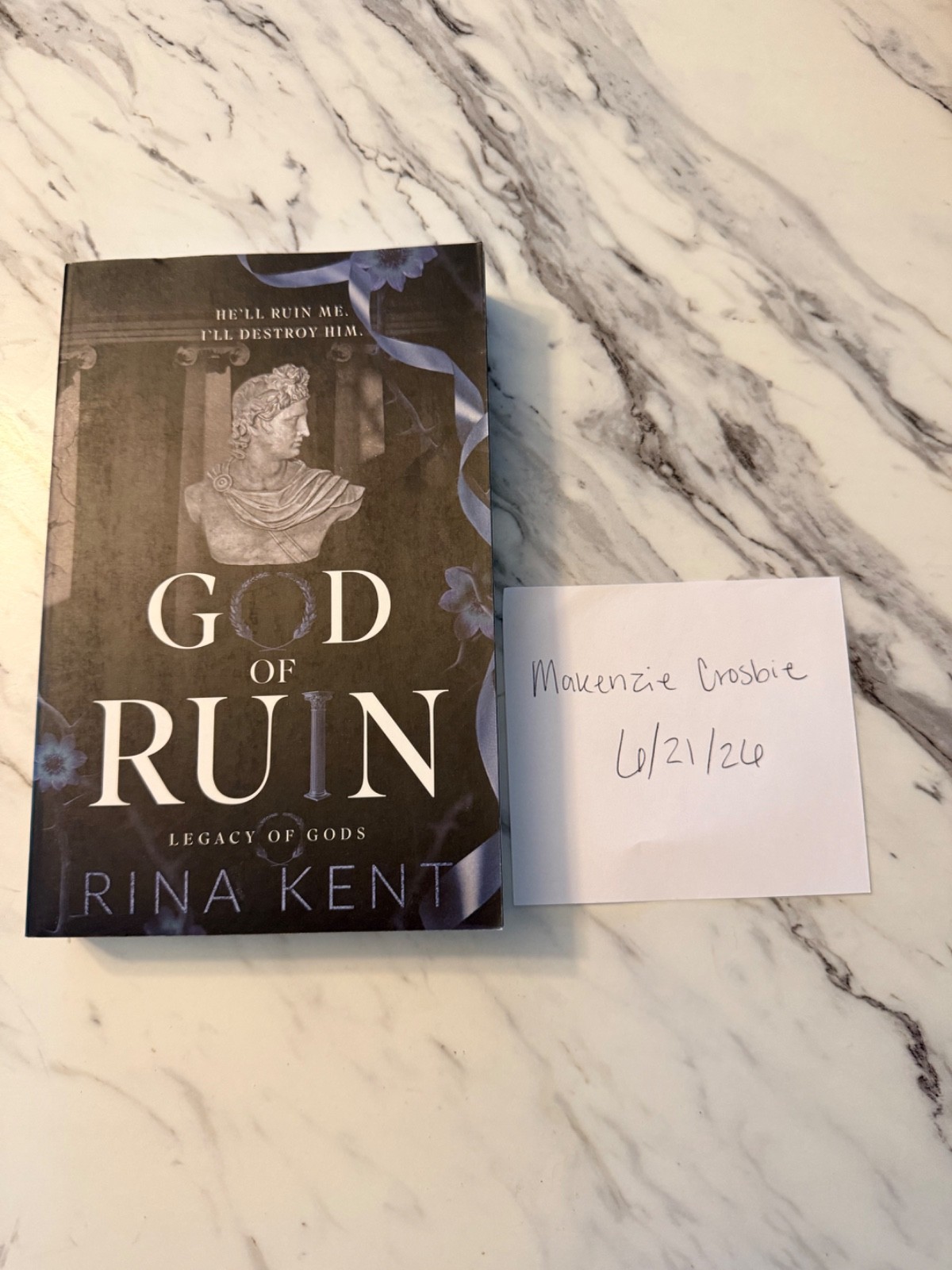 OOP (Out of Print) Legacy of Gods Series by Rina Kent Paperback