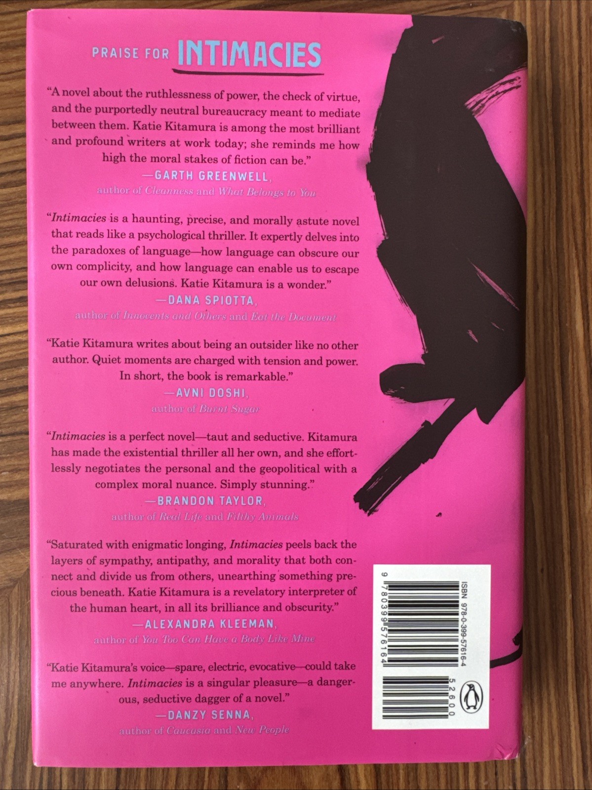 Intimacies: A Novel – Hardcover By Kitamura, Katie – VERY GOOD