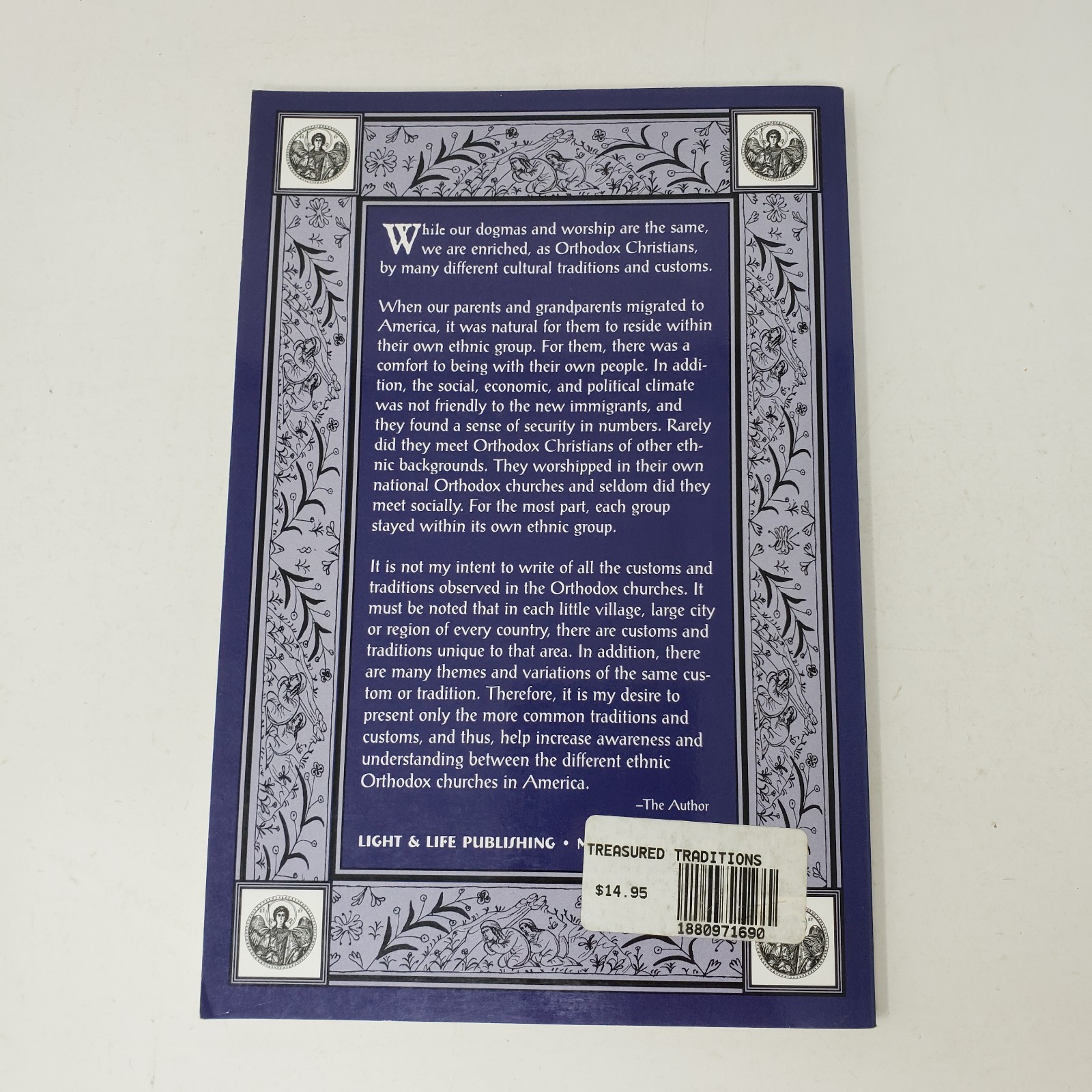 The Treasured Tradition and Customs of the Orthodox Churches (2001, Paperback)