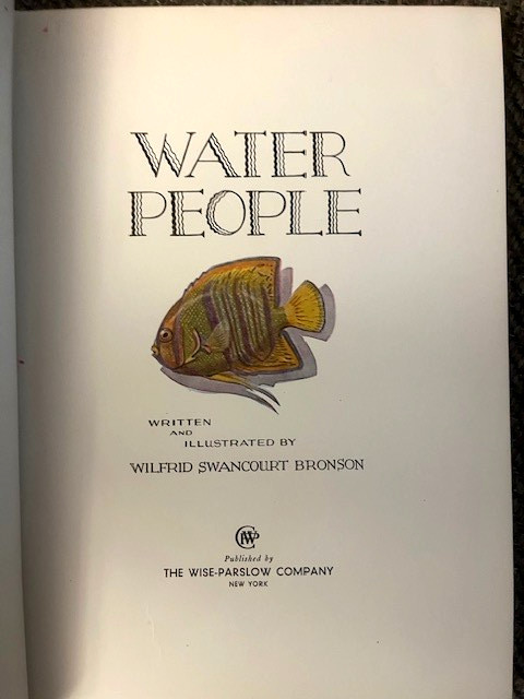 1935 WATER PEOPLE by Wilford Swancourt Bronson art deco full color children’s