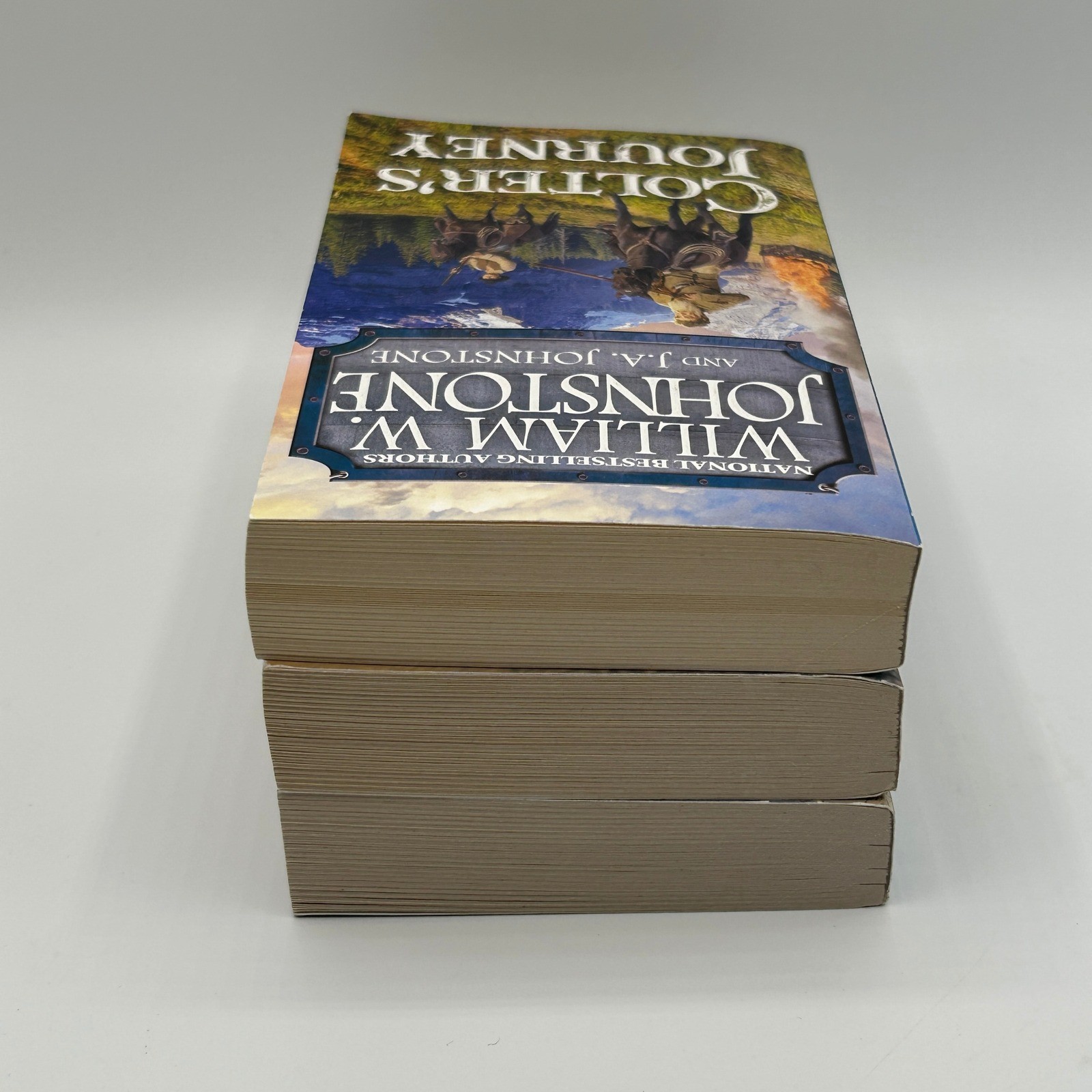 BUNDLE Johnstone 3 Western Fiction Book Lot Paperback Cowboy Action Adventure