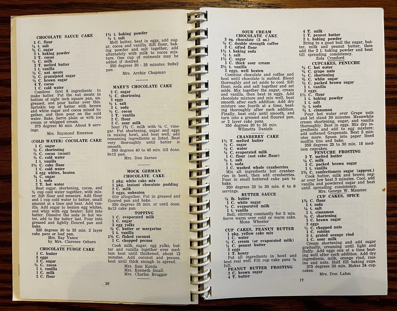 Methodist Church Lexington Nebraska Cook Book Vintage 1960s