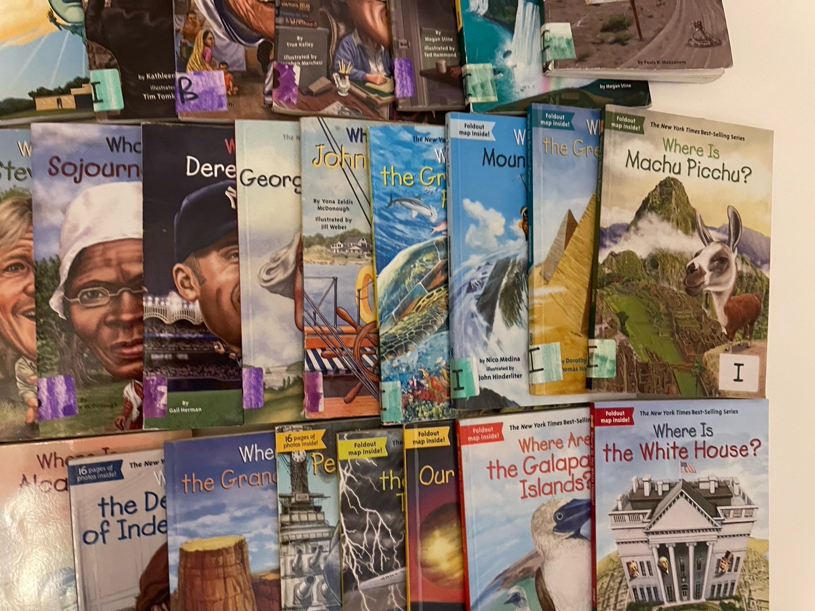 WHO WAS WERE WHAT LOT 43~ Biography Free Shipping Books Classroom Paperback