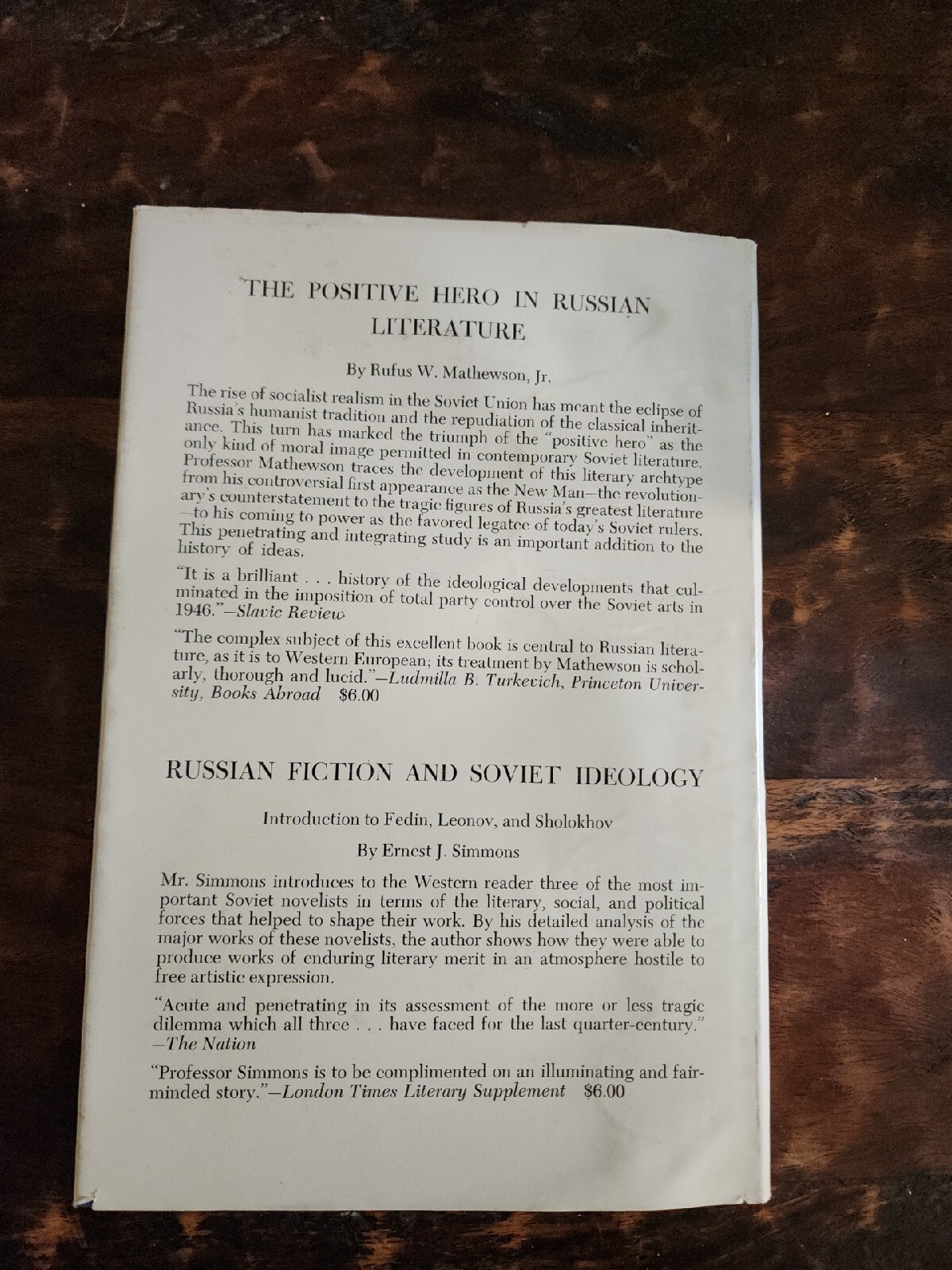 Russian Classics In Soviet Jackets By Maurice Friedberg 1962