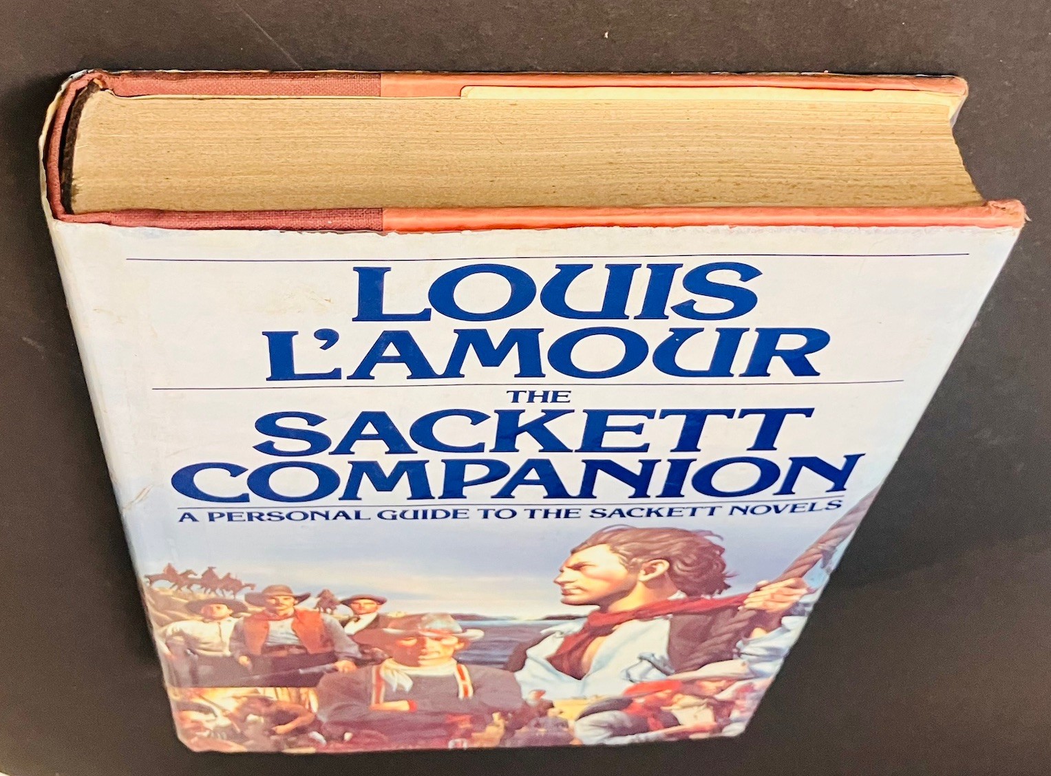Louis L’Amour The Sackett Companion HC DJ 1988 1st Print Bantam Vintage Western