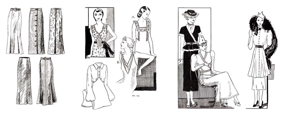 1937 Pattern Making Book (Draft Block Sewing Fashion)