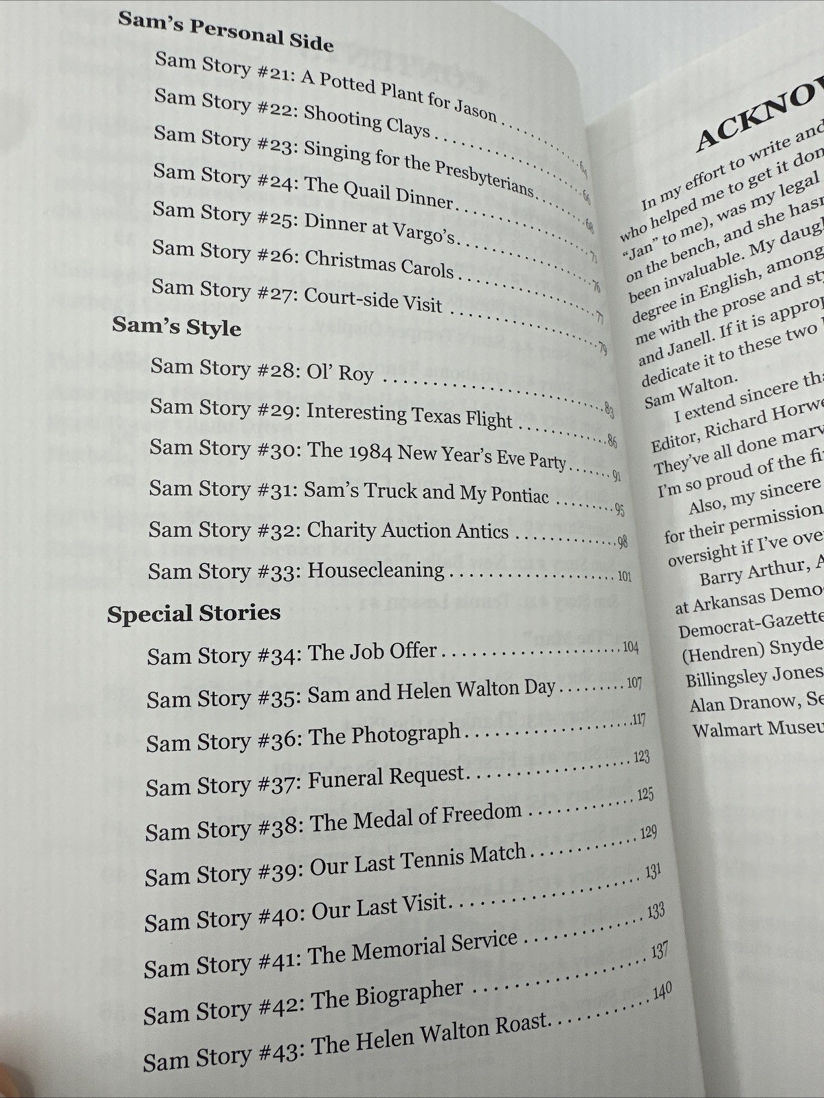 Sam Stories Jimm Larry Hendren Tennis Walmart 144 Pages 2021