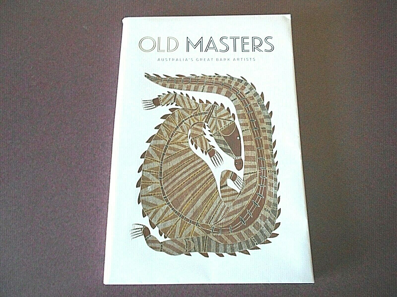 2013 Softbound Book – Old Masters Australia’s Great Bark Artists- Wally Caruana