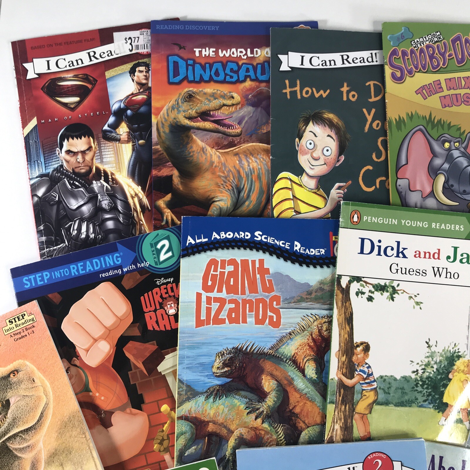 Random Lot of 10 Level 2 Step Into Reading | I Can Read | Learn To Read FOR BOYS