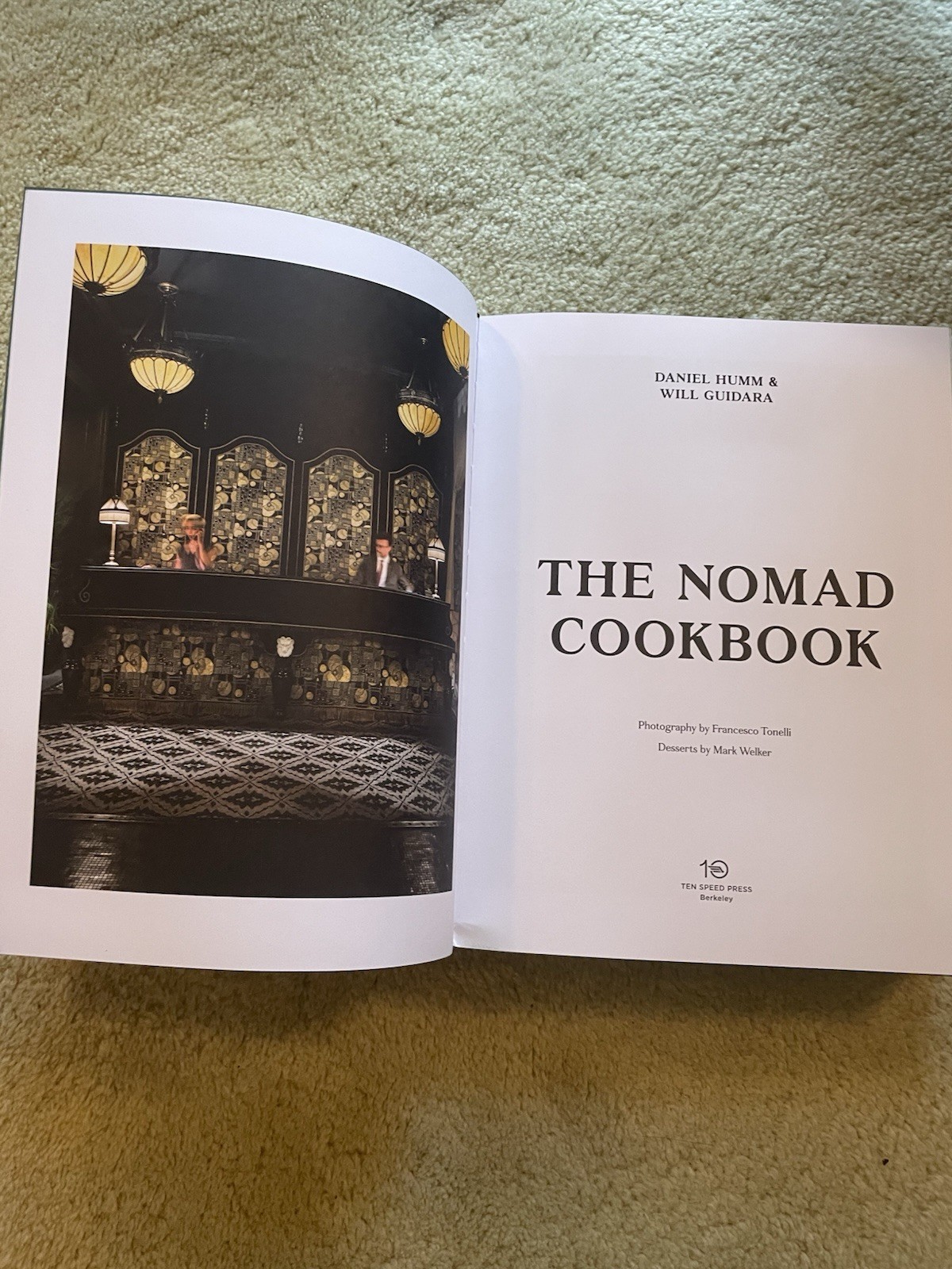 THE NOMAD COOKBOOK By Daniel Humm & Will Guidara – Hardcover SIGNED 1st Ed