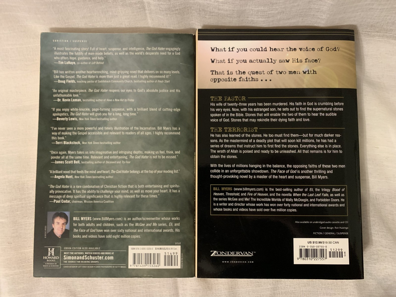 Lot of Bill Myers Novels (Blood of Heaven, The Voice, Threshold, Eli, etc.)