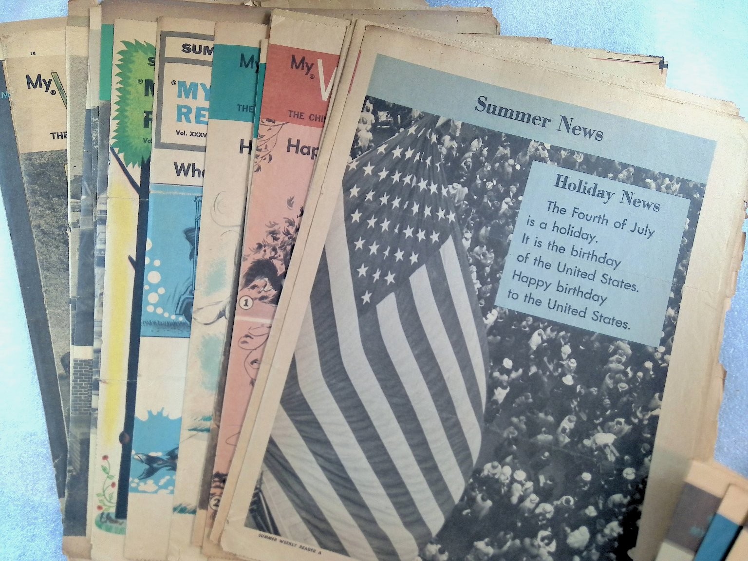 My Weekly Reader Children’s Newspaper Vintage 1960s Educational Lot