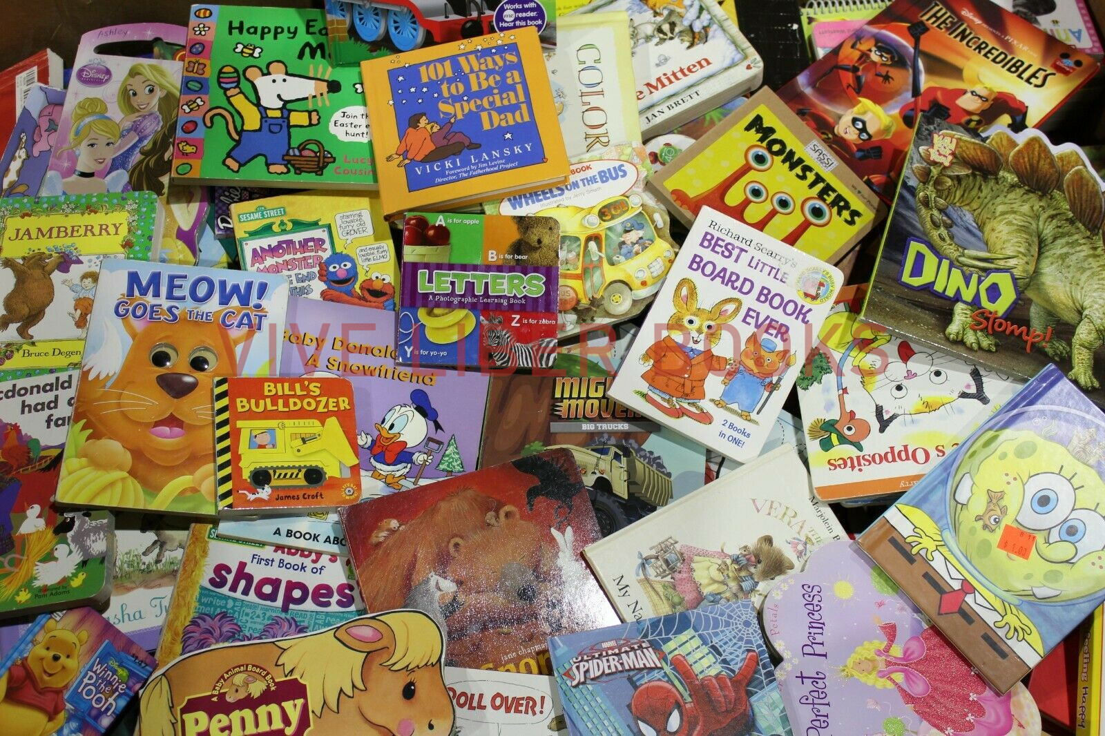 10 LBS of Childrens BABY TODDLER DAYCARE BOARD BOOKS Chunky Books *RANDOM MIX*