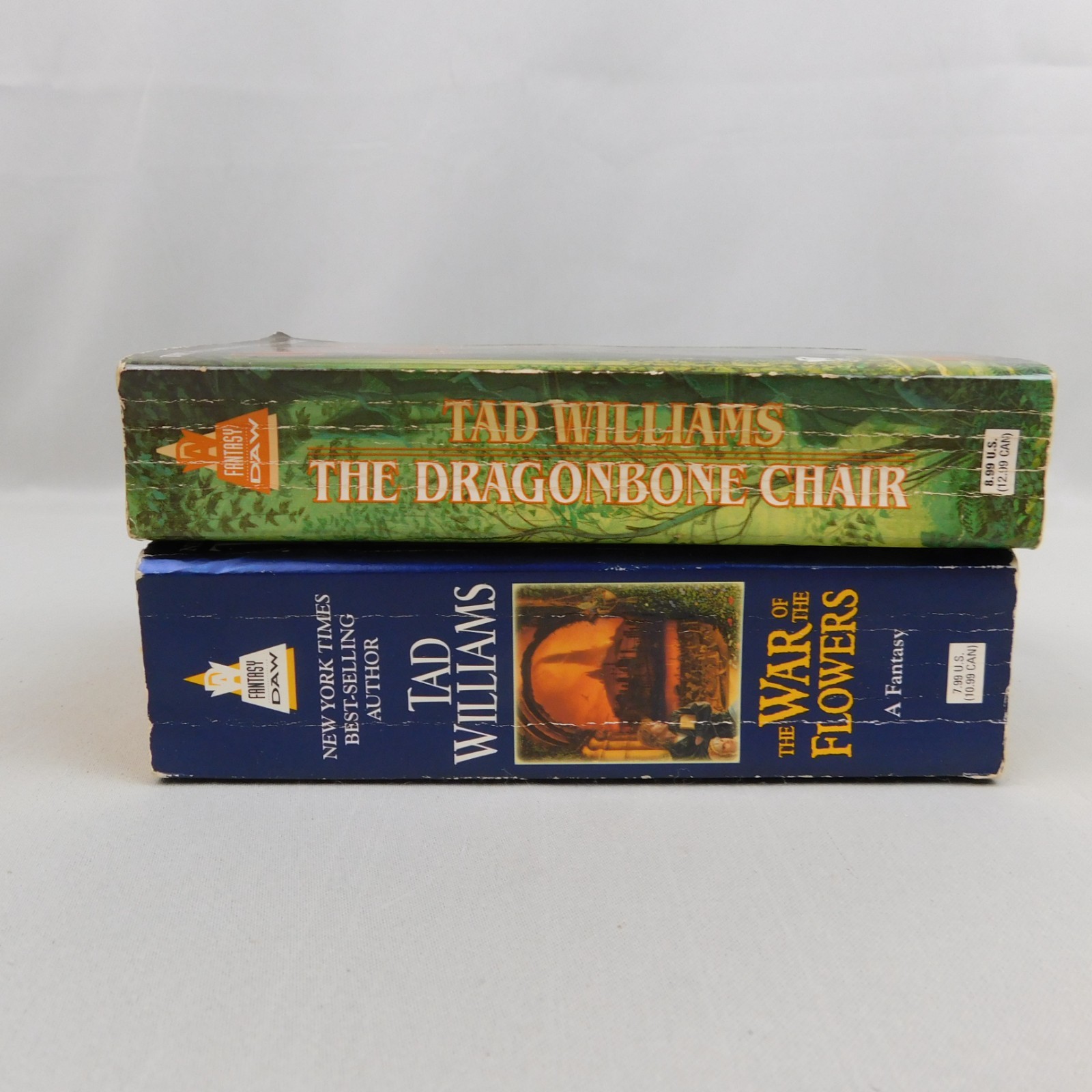 Lot 2 Tad Williams Paperbacks Sci-Fi Fantasy Dragonbone Chair War of the Flowers